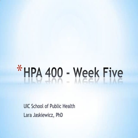 Hpa 400   week 5