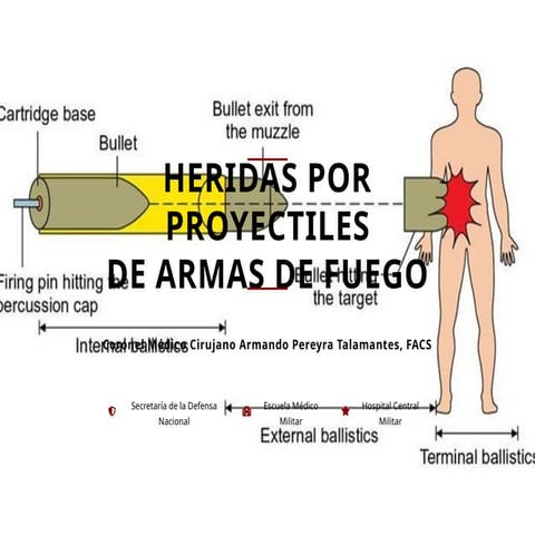 Heridas por arma de fuego | PPTX