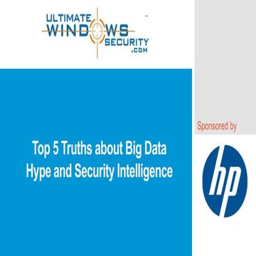 Big Data Security Analytics (BDSA) with Randy Franklin