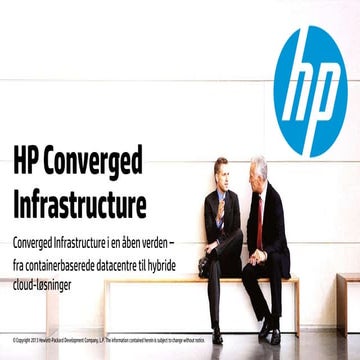 Datacenter 2014: HP - Brian Andersen