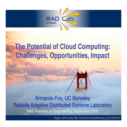 Scientific Computing in the Cloud