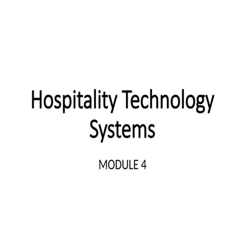 Fidelio property management system | PPTX