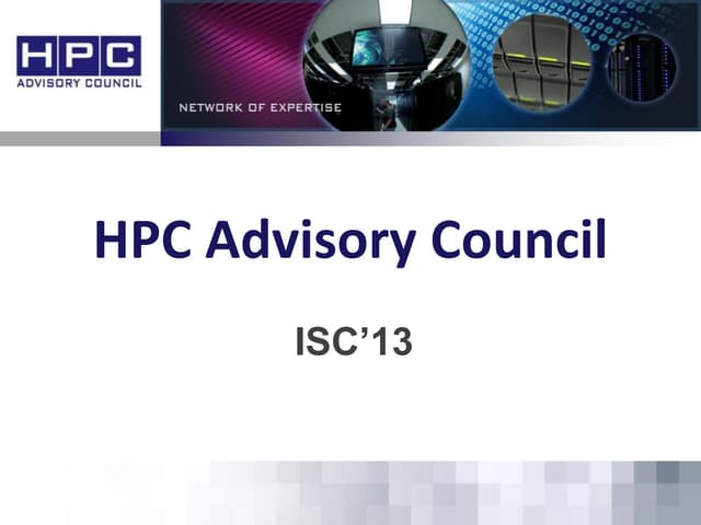 HPC Advisory Council