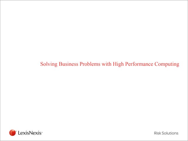 HPCC Presentation
