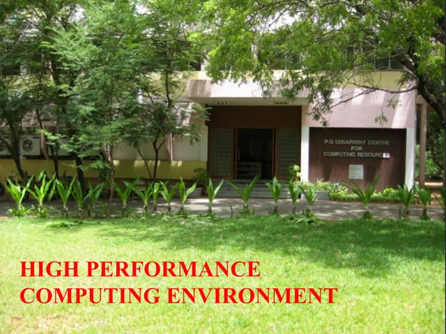 High performance computing capacity building