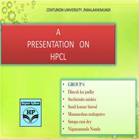 Hpcl ppt .