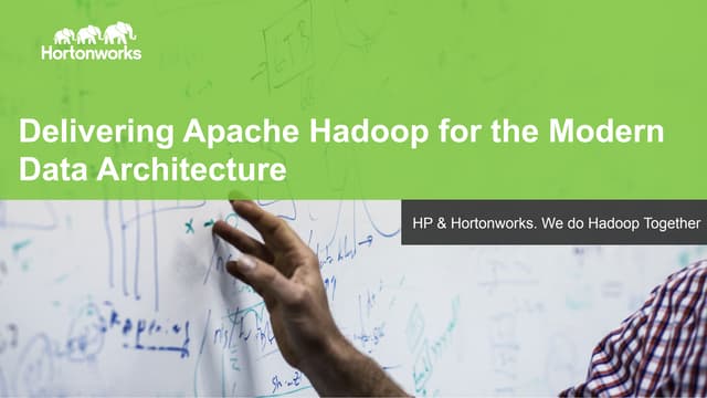 Hp Converged Systems and Hortonworks - Webinar Slides