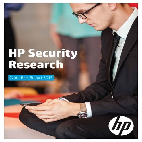 HP cyber risk report 2015 | PDF