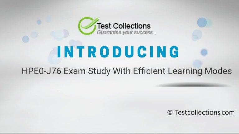 HPE0-J68 Testengine