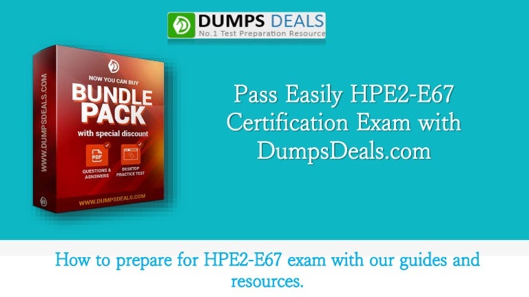HPE2-B04 PDF Demo