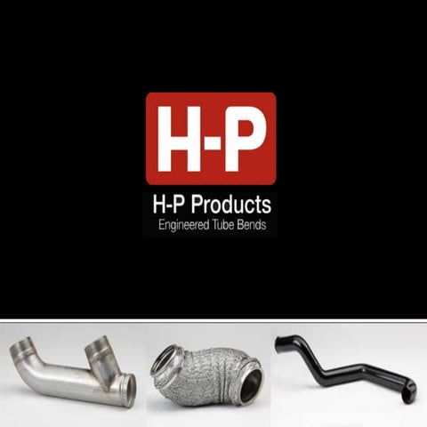 H-P Products Custom Tube Bending Capabilities