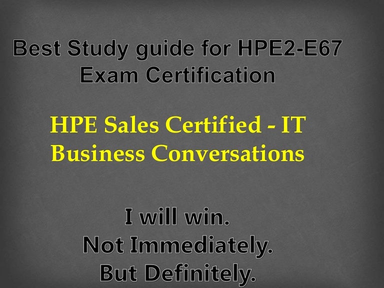 HPE0-J68 Prüfungsfragen