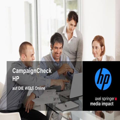 Case Study HP: Online- und Print-Kampagne in DIE WELT
