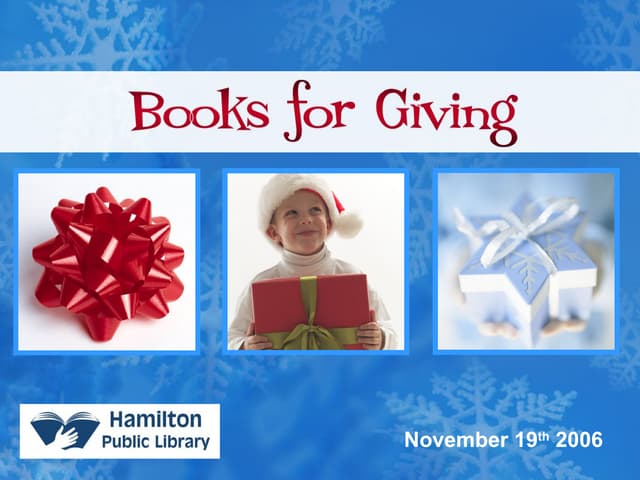 HPL Books for Giving 2006