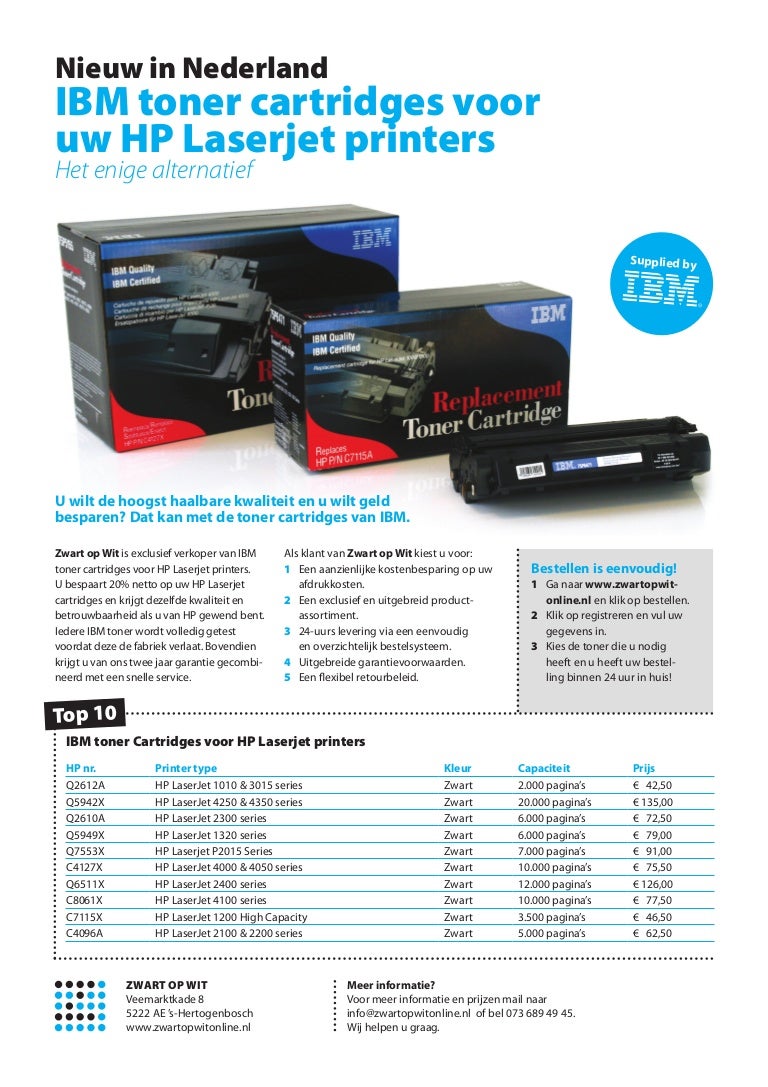 Hp Laserjet Toners Flyer