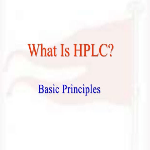 What is HPLC