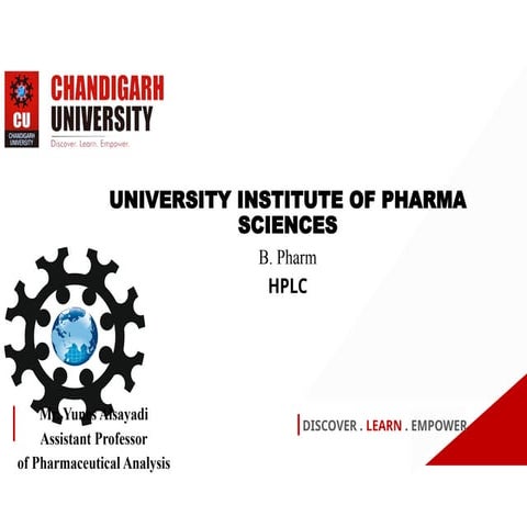 HPLC_ by Mr. Yunes Alsayadi for Chromatography students