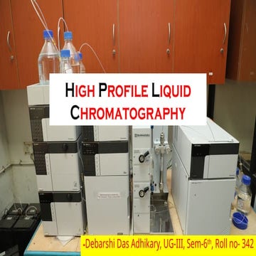 HPLC (High Performance Liquid Chromatography).pptx