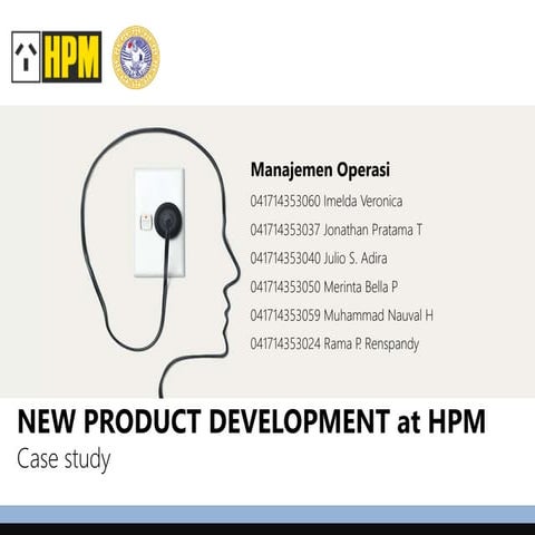 New Product Development at HPM
