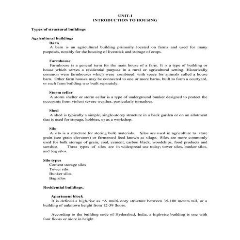 Housing planning and management pedagogical methods