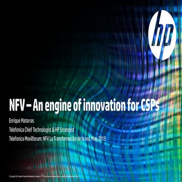 Hp nfv movilforum as innovation engine for cs ps