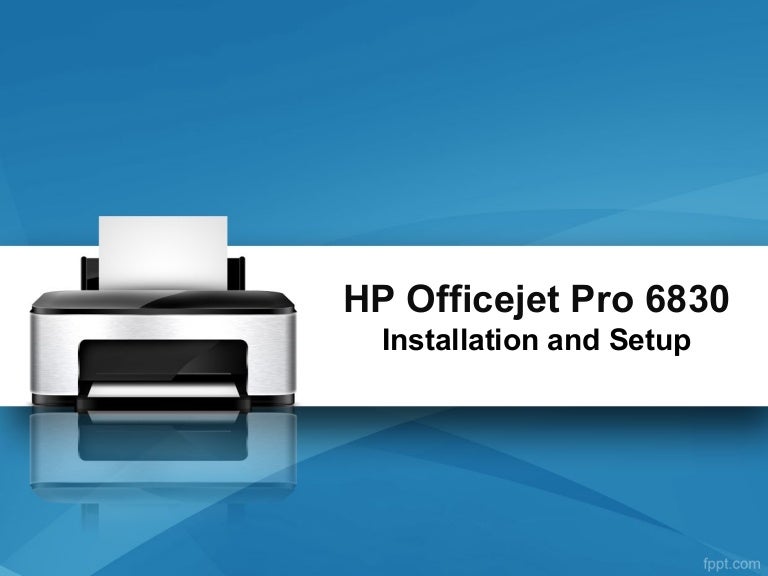 hp pro 6830 printer