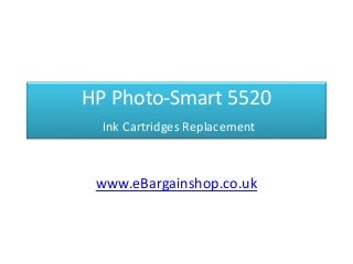 Hp photo smart 5520 ink cartridges replacement