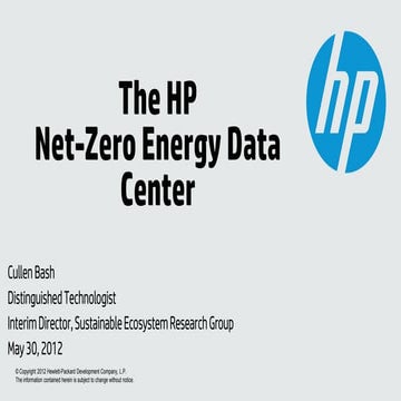 Hp predstavlja arhitekturu za prvi net zero data centar