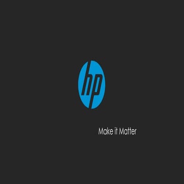 HP: Overhauling a Vast Corporate Sales Force