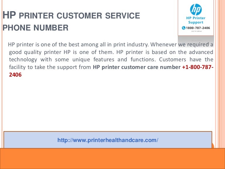 HP printer customer service phone number + 18007872406