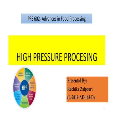 High pressure processing