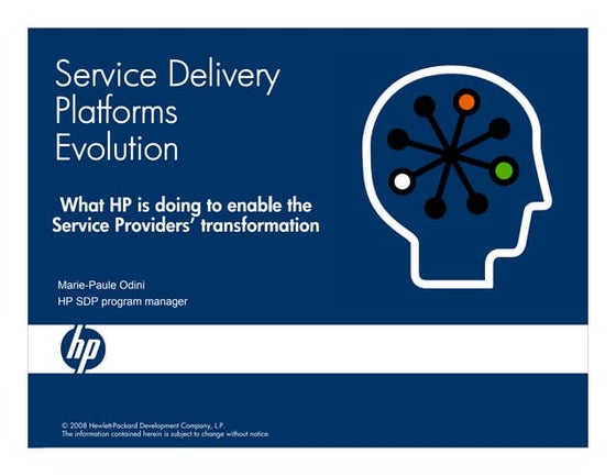 Service Delivery Platform | PPT