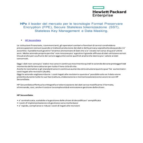Hp SecureData
