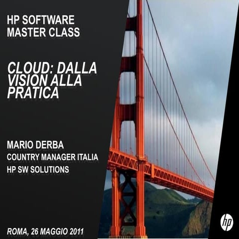 HP Software Master Class Keynote by Mario Derba