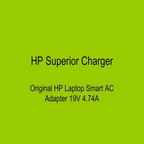 Hp superior charger | PPT