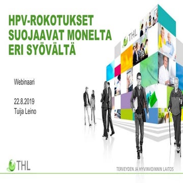 Hpv rokotukset suojaavat monilta eri syovilta