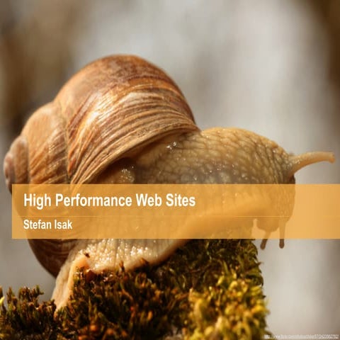 High Performance Websites und Google