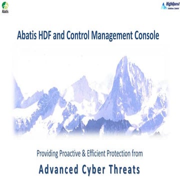 Hqs abatis hdf general overview