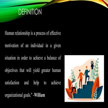 Human relations in nursing education topic | PPTX