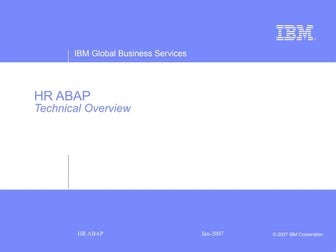 HR ABAP Technical Overview | http://sapdocs.info/