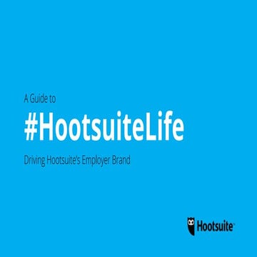 The Hootsuite Employer Brand Playbook