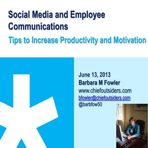 Utilizing Enterprise Social Platforms to Increase Engagement and Productivity