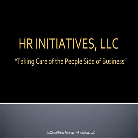 About HR Initiatives, LLC