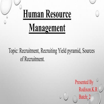 Hr  recruitment