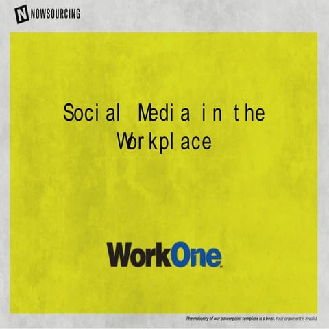 Social Media in the Workplace: Questions for Human Resources