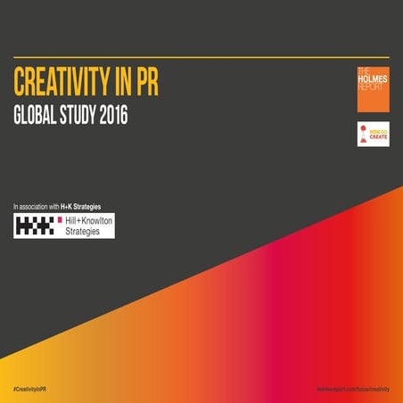 Creativity in PR 2016