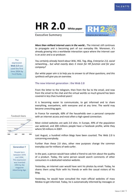 HR 2.0 Executive Summary