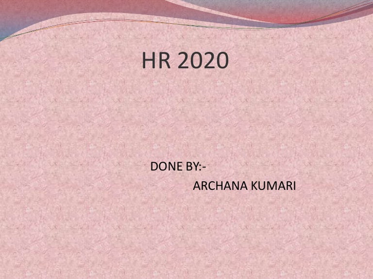 Hr 2020