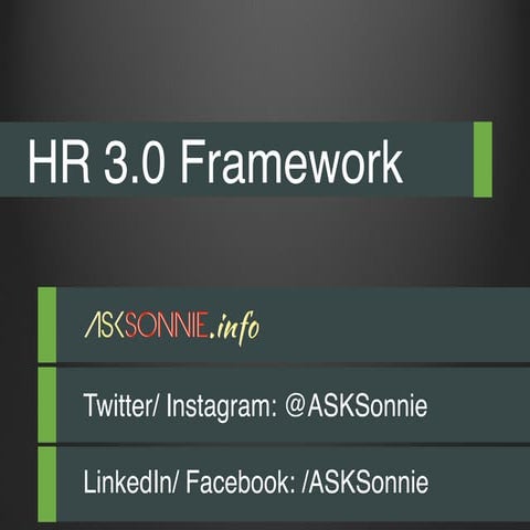 The HR 3.0 Framework