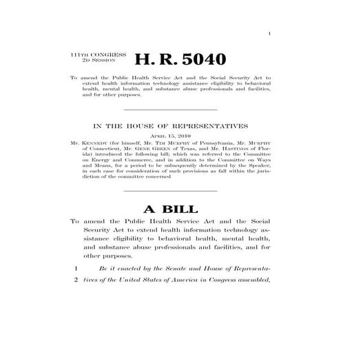 Hr 5040 | PDF